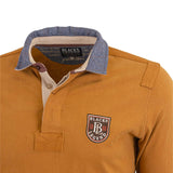Polo jaune à manches longues Blacks Legend (Zoom poitrine)