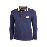 Polo à manches longues Barbarians bleu marine