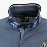 Polo Manches Longues City - Bleu A722PL02-BL6-M - Blacks Legend