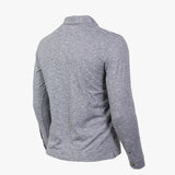 Polo Manches Longues Gris Chiné A612PL22-GR7-S - Blacks Legend