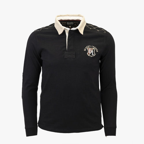 Polo Manches Longues Rugby Spirit A722PL05-NO9-S - Blacks Legend