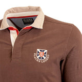 Polo marron à manches longues Blacks Legend (Zoom poitrine)