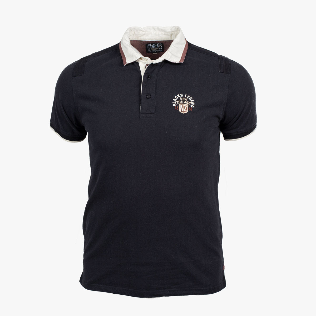 Polo noir New Zealand 1868 Blacks Legend