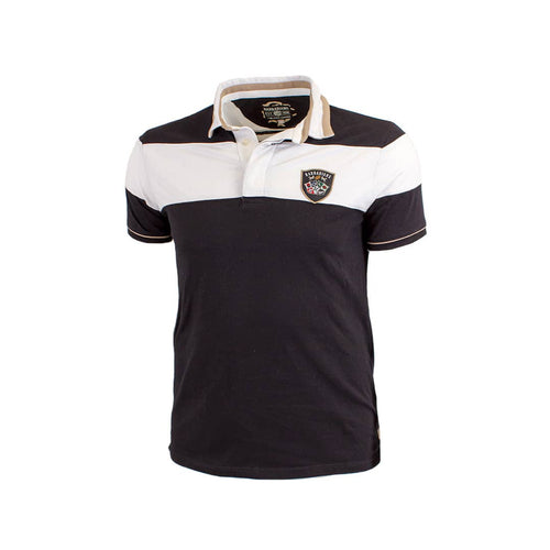 Polo noir et blanc Barbarians n°15 Blacks Legend