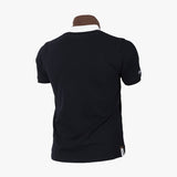 Polo noir classique Barbarians - Blacks Legend (Vue de dos)