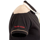 Polo noir "RCT Hall Of Fame" Blacks Legend (Zoom épaule)