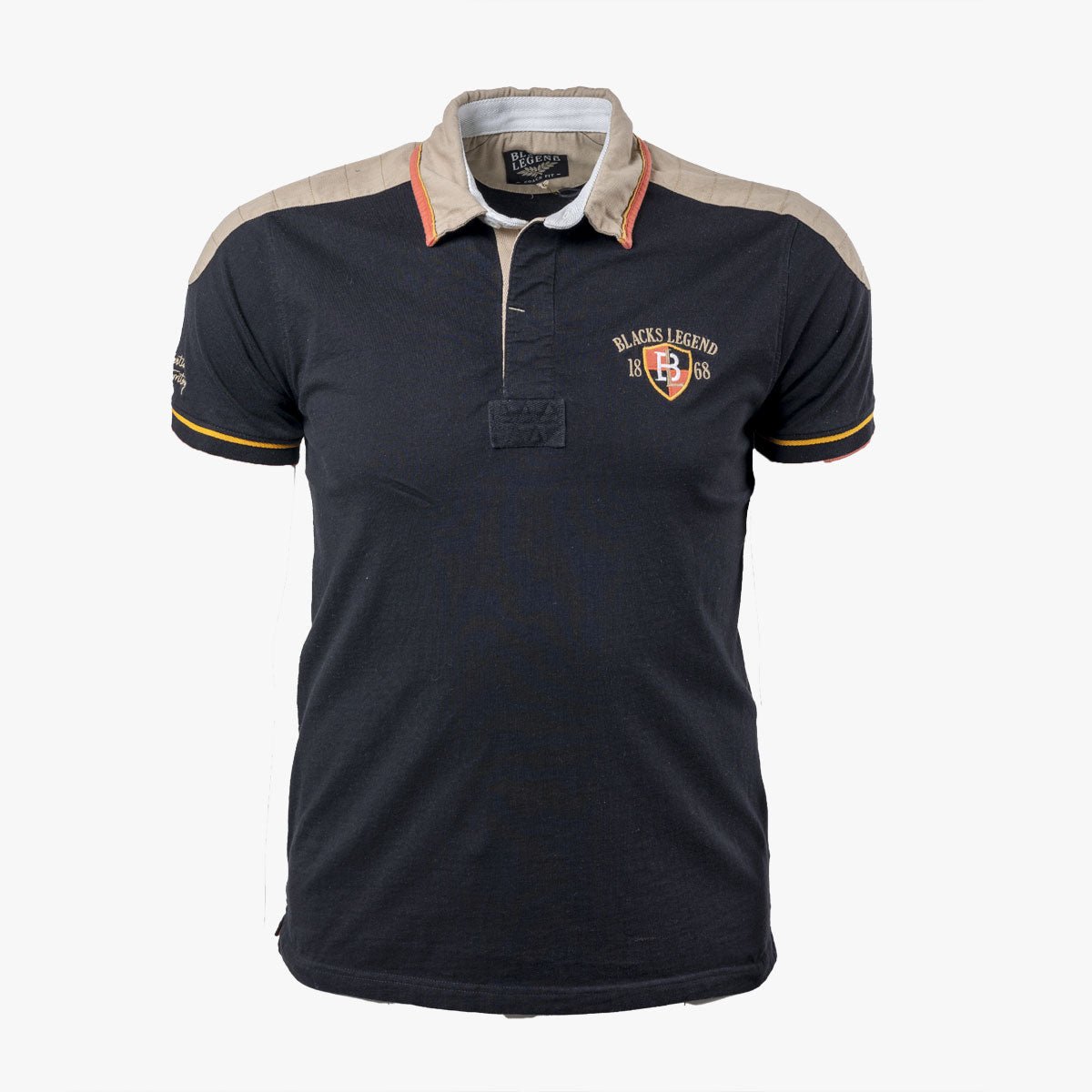 Men's rugby spirit black polo shirt Blacks Legend 🖤🏉