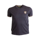 T-shirt noir Barbarians col en V - Blacks Legend