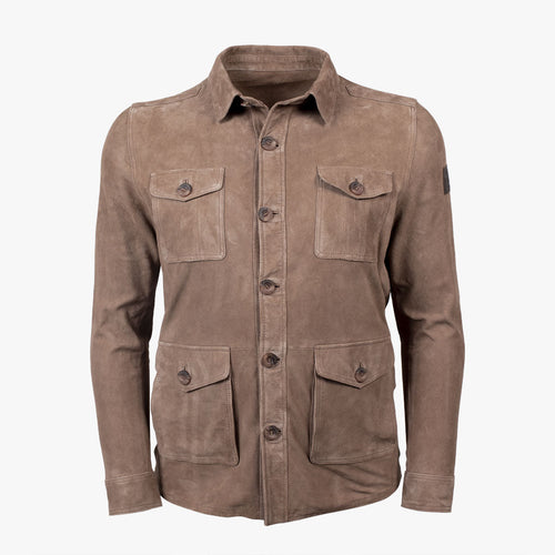 Veste Saharienne en Cuir A122VE03-MA3-M - Blacks Legend