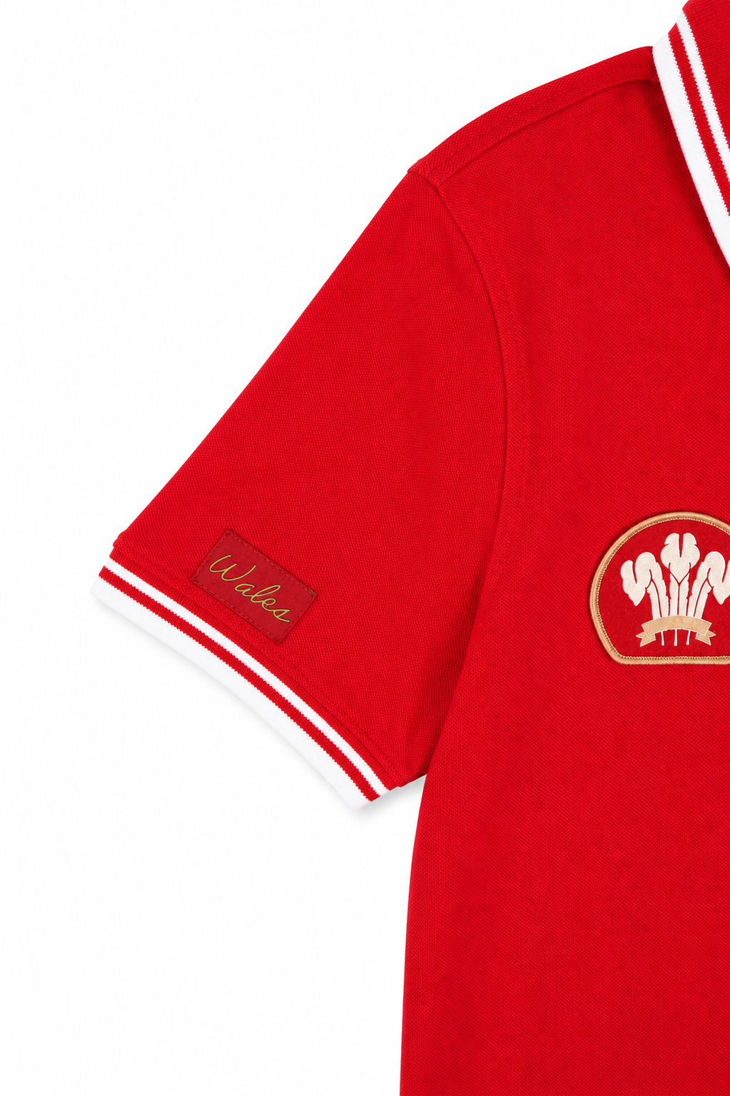 polo manches courtes red