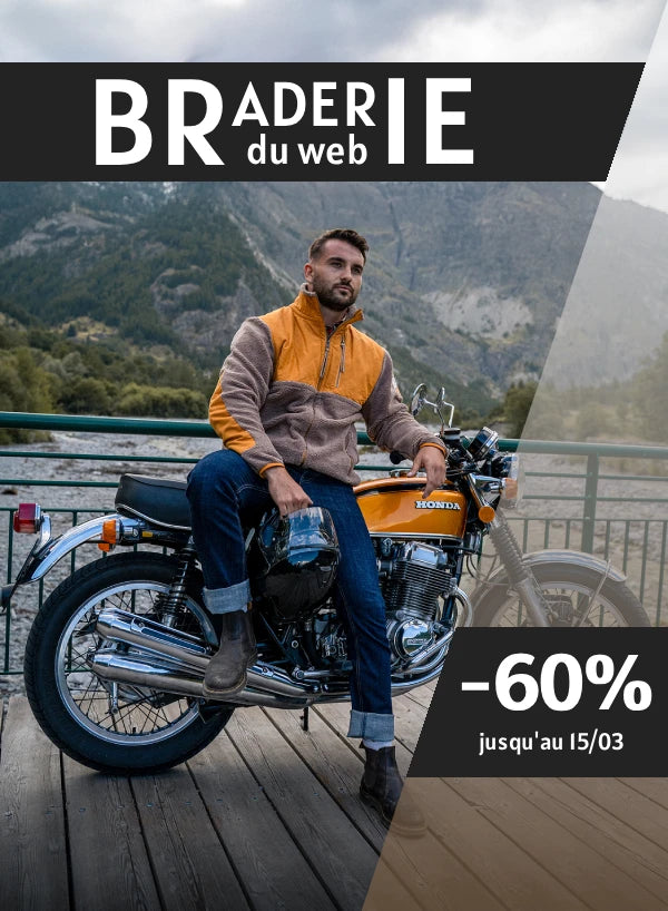Jusqu'au 15 mars, arpentez notre Braderie du Web pour dénicher nos dernières pièces de la collection automne/hiver à -60% !