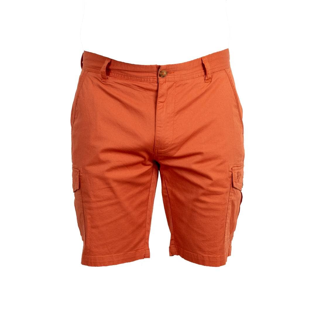 Bermuda cargo orange pour homme - Blacks Legend