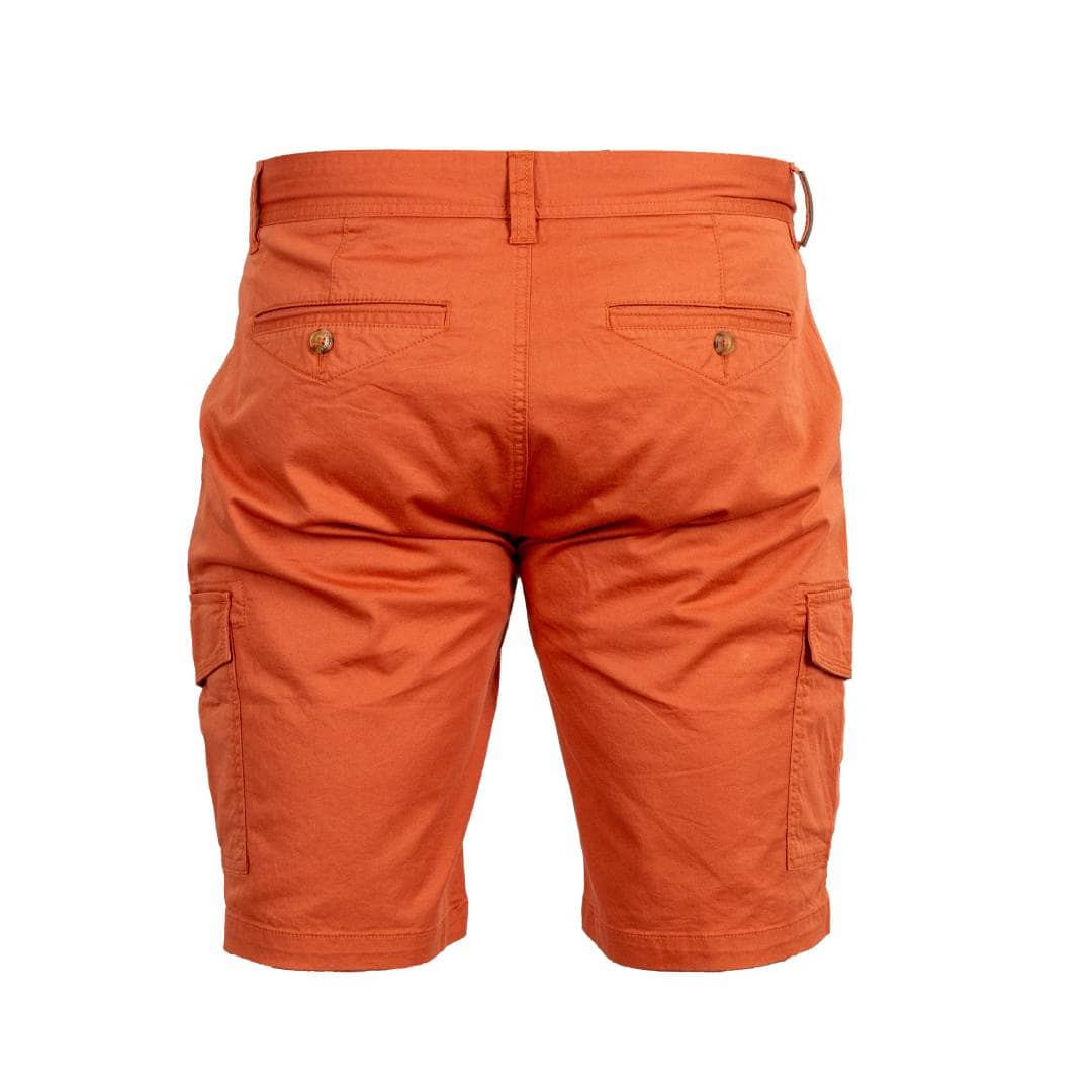 Bermuda cargo orange pour homme Blacks Legend (vue arrière)