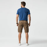 Bermuda coupe cargo vert amande pour homme BACK TO LEGEND