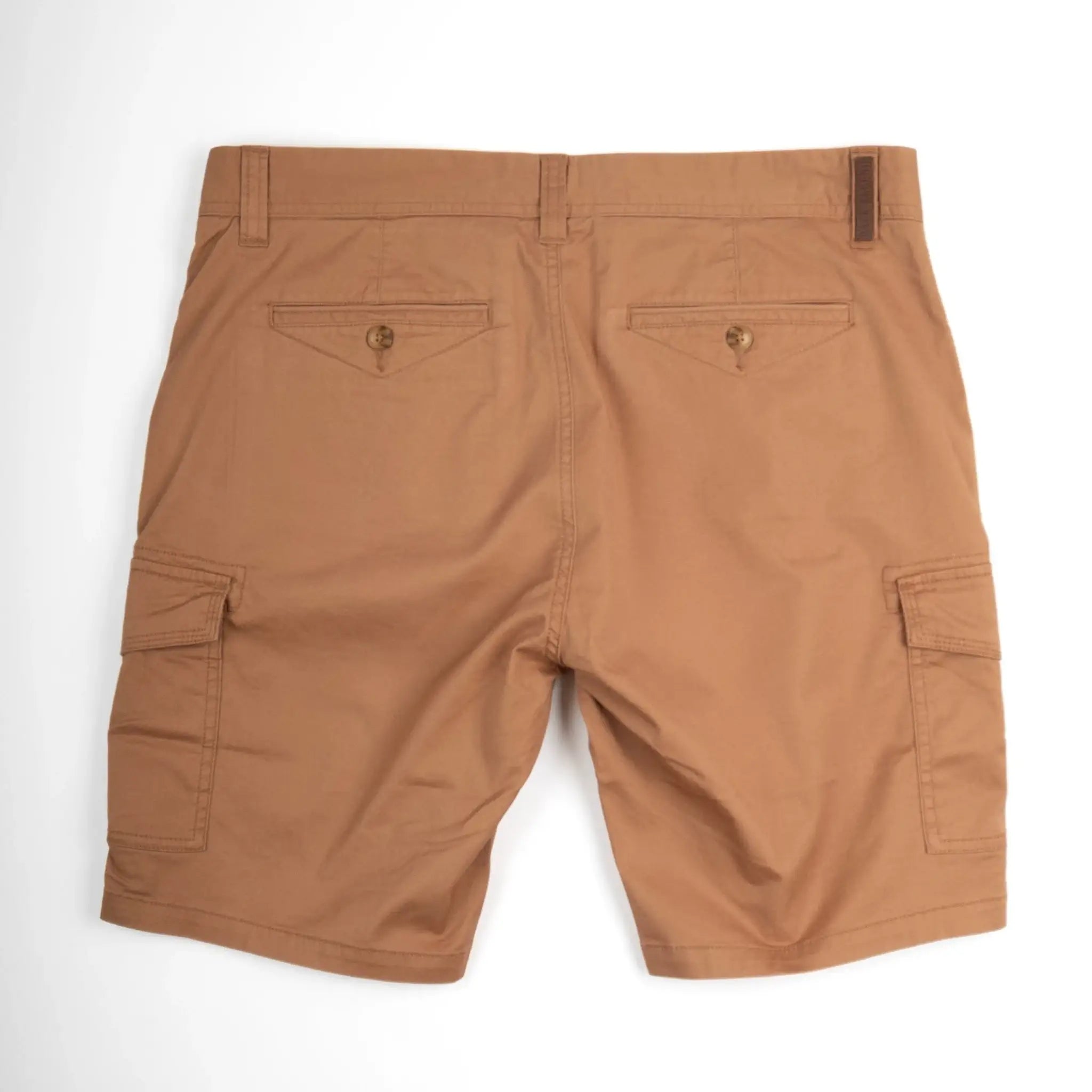 Bermuda coupe cargo marron pour homme BACK TO LEGEND (vêtement à plat de dos)