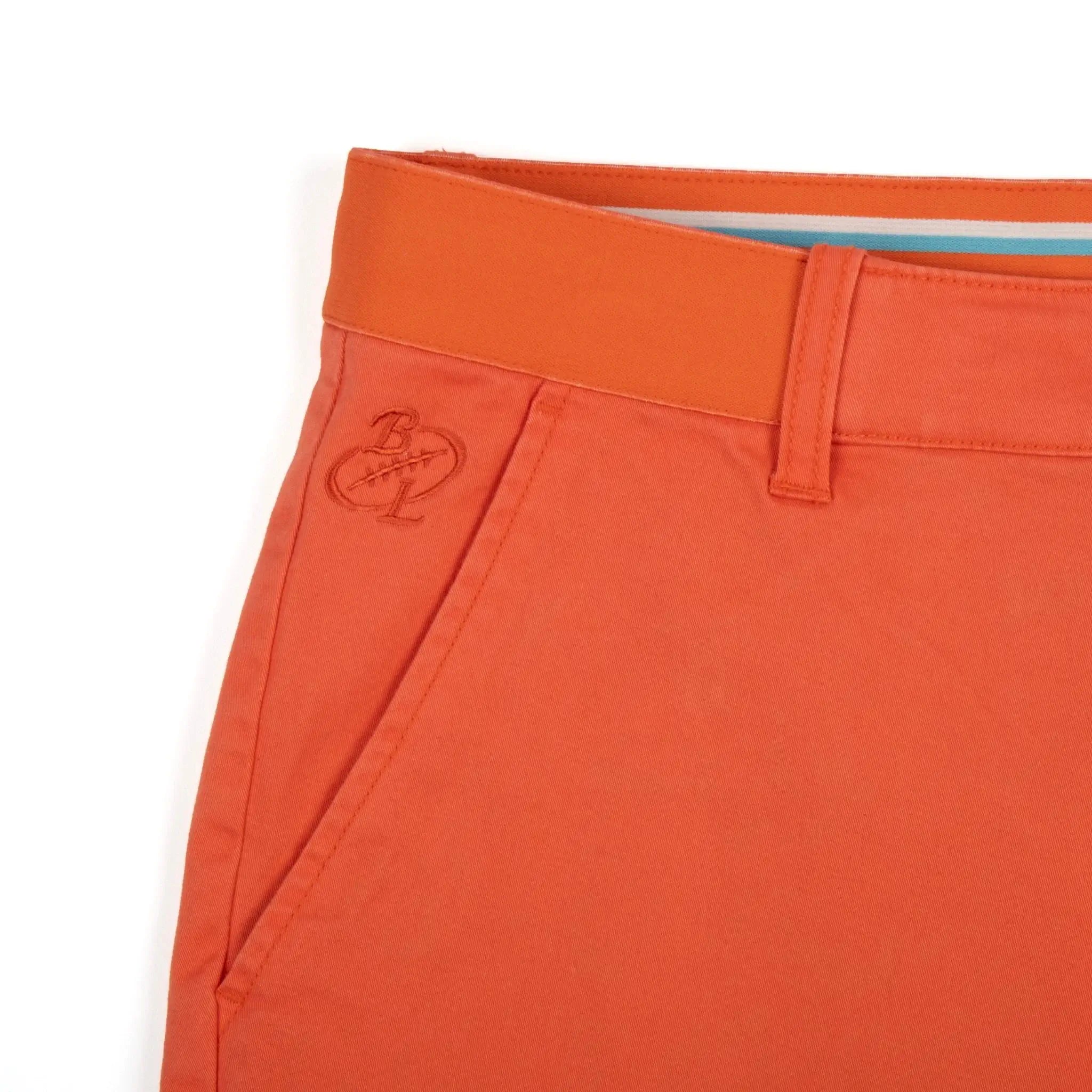 Bermuda coupe chino orange pour homme BACK TO LEGEND (zoom poche latérale)