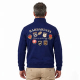 Blouson Barbarians en néoprène bleu marine pour hommes BACK TO LEGEND