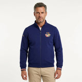 Blouson Barbarians en néoprène bleu marine pour hommes BACK TO LEGEND