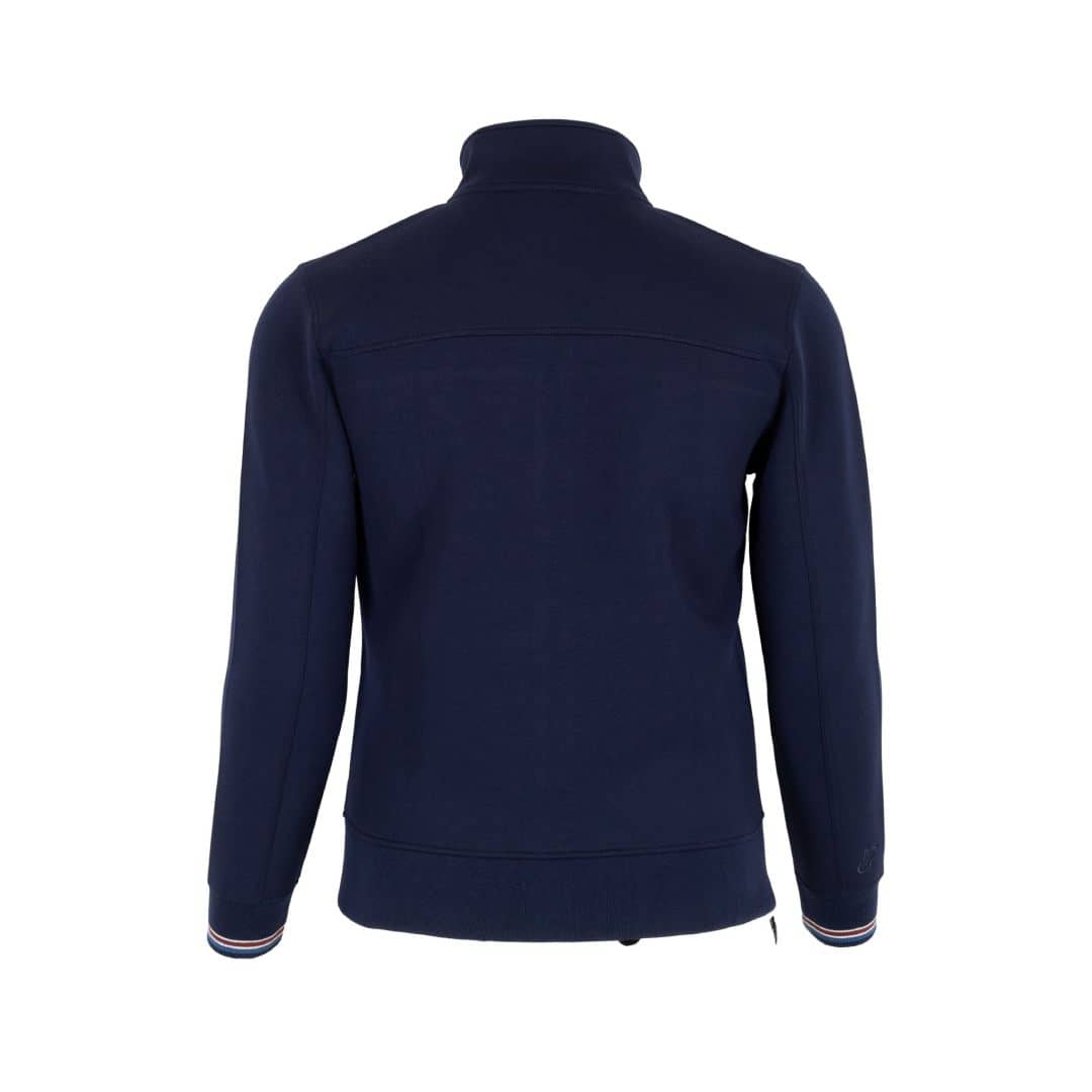 Blouson néoprène bleu marine (vue de dos)