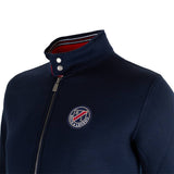 Blouson néoprène marine pour hommes (zoom col)