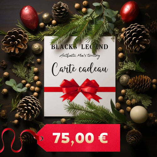 Carte cadaux Blacks Legend d'une valeur de 75 €