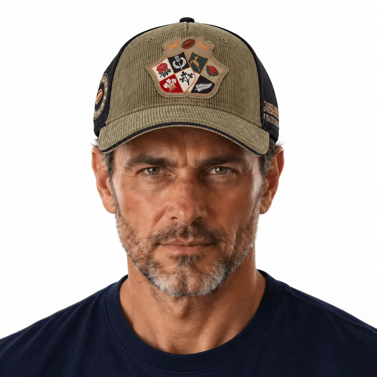 Casquette Barbarians bicolore en velours - BACK TO LEGEND