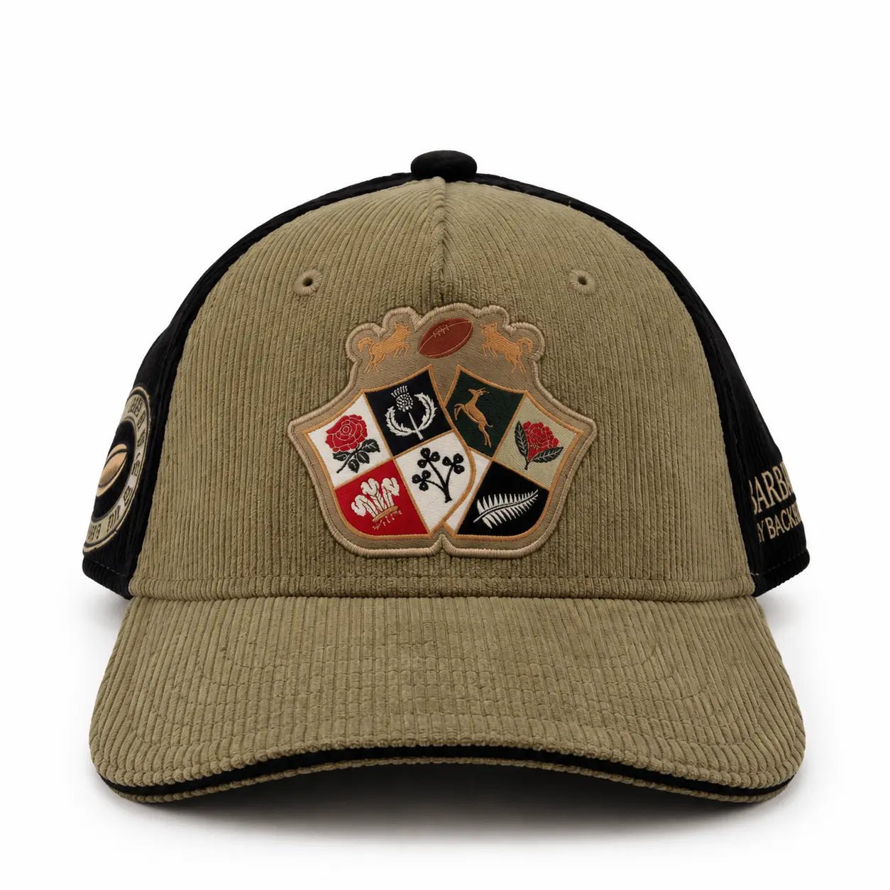 Casquette Barbarians bicolore en velours BACK TO LEGEND (face avant)