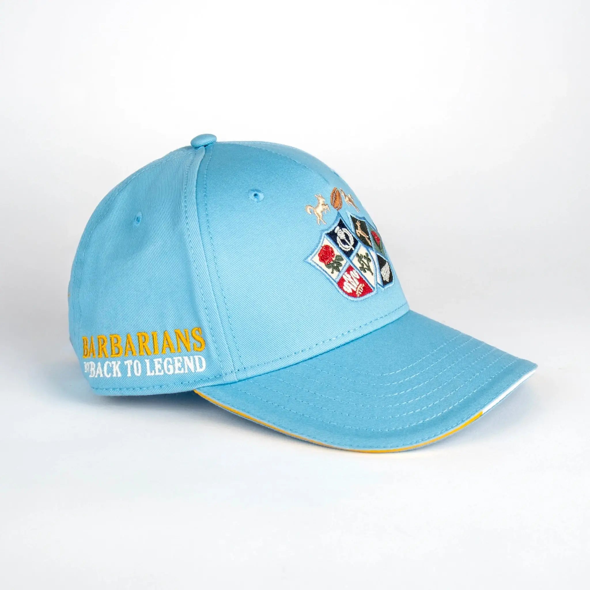Casquette Barbarians bleu ciel Argentine BACK to LEGEND (vue de profil)