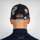 Casquette bleu marine BARBARIANS multi-nations (vue arrière)