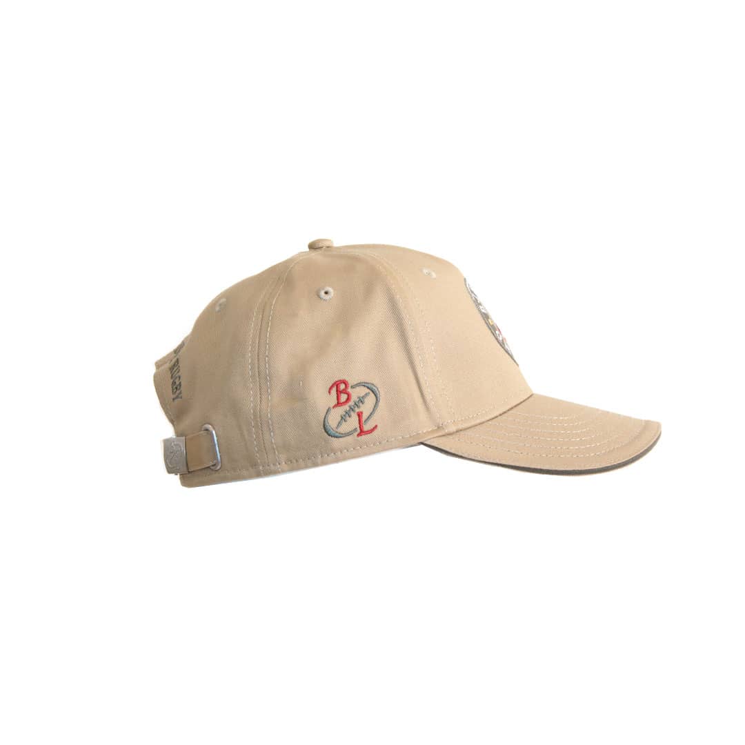 Casquette beige 5 panneaux B. Legend (Vue de profil)