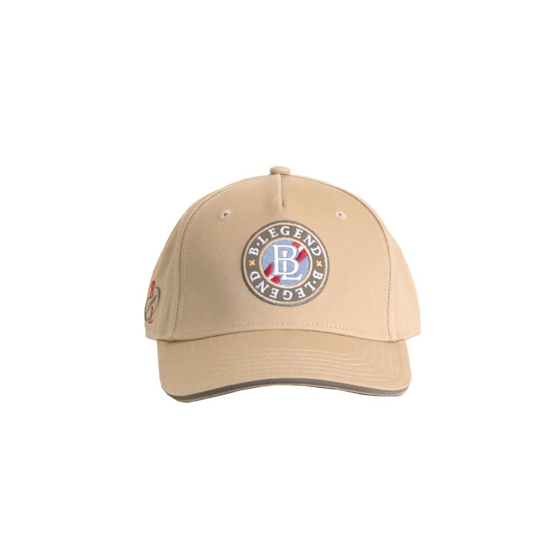 Casquette beige 5 panneaux B. Legend (Zoom logo)