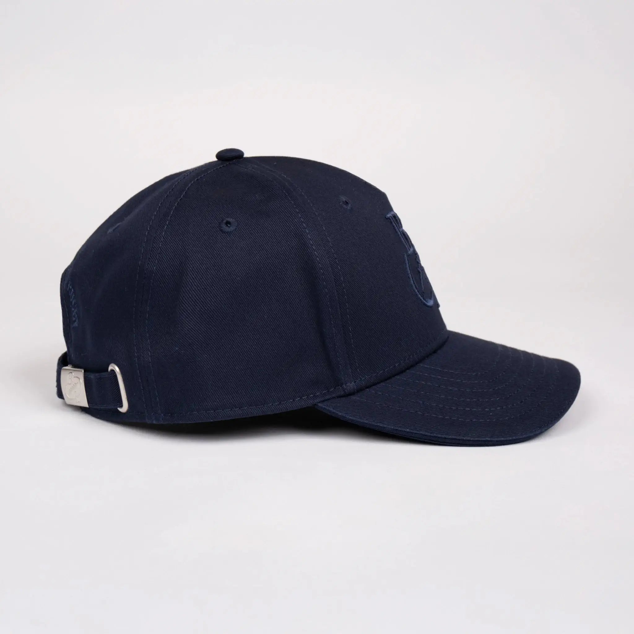 Casquette bleu marine signature rugbystique BACK to LEGEND (vue de profil droit)