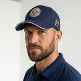Casquette bleue en twill de coton BACK TO LEGEND