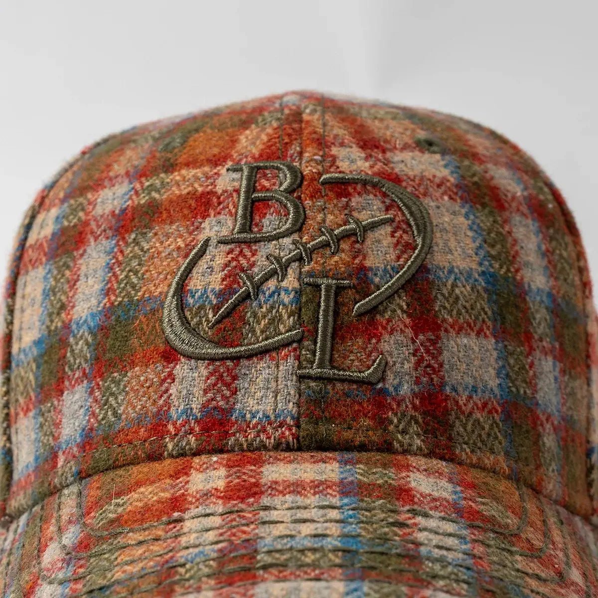 Casquette en feutrine à carreaux orange Back to Legend (zoom)