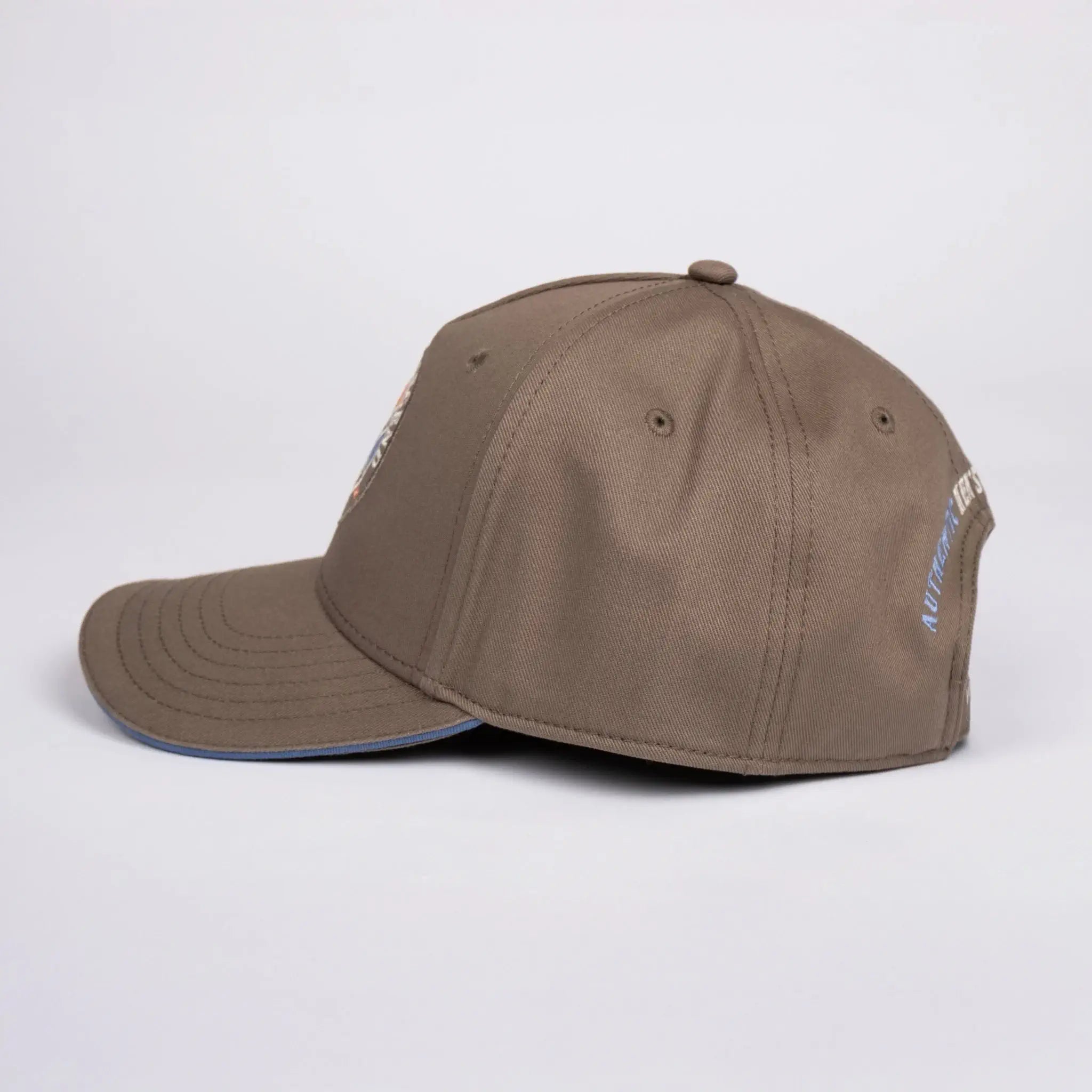 Casquette kaki signature BACK to LEGEND (vue de profil gauche)
