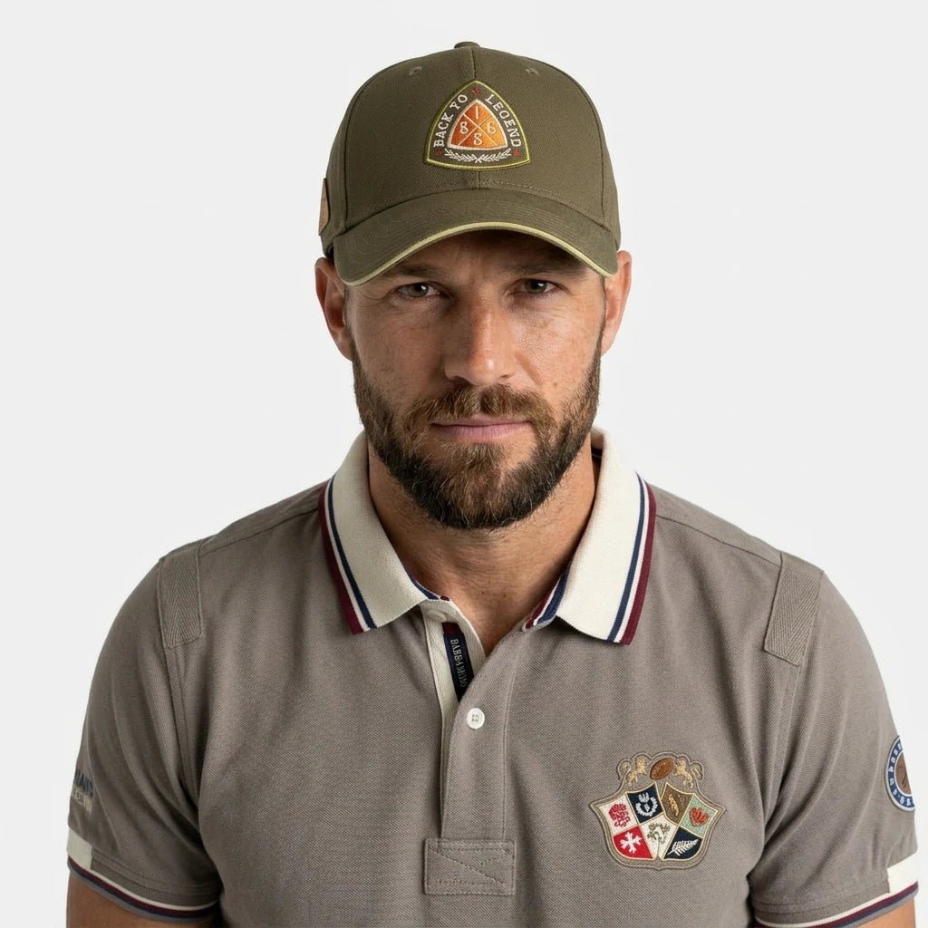 Casquette BACK TO LEGEND kaki en twill