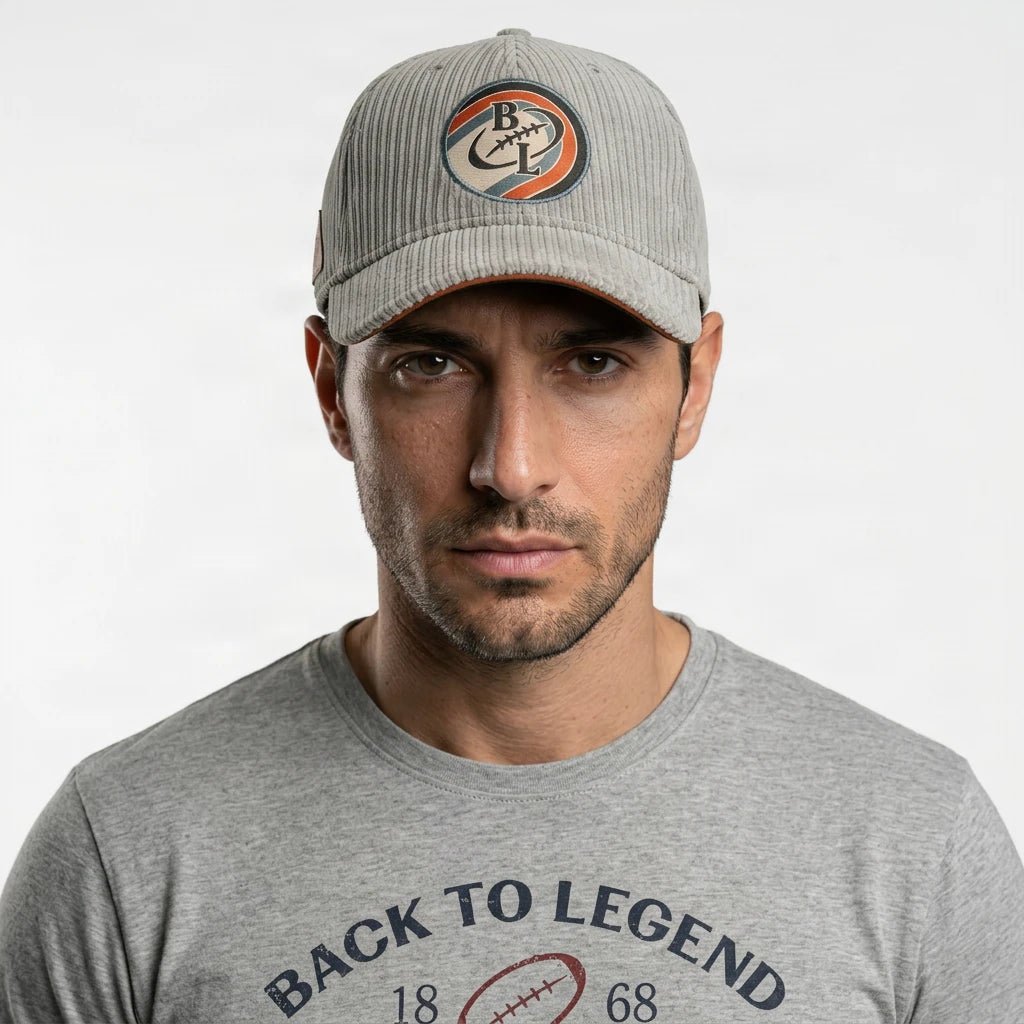 Casquette vert écume en velours pour homme BACK TO LEGEND