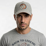 Casquette vert écume en velours pour homme BACK TO LEGEND