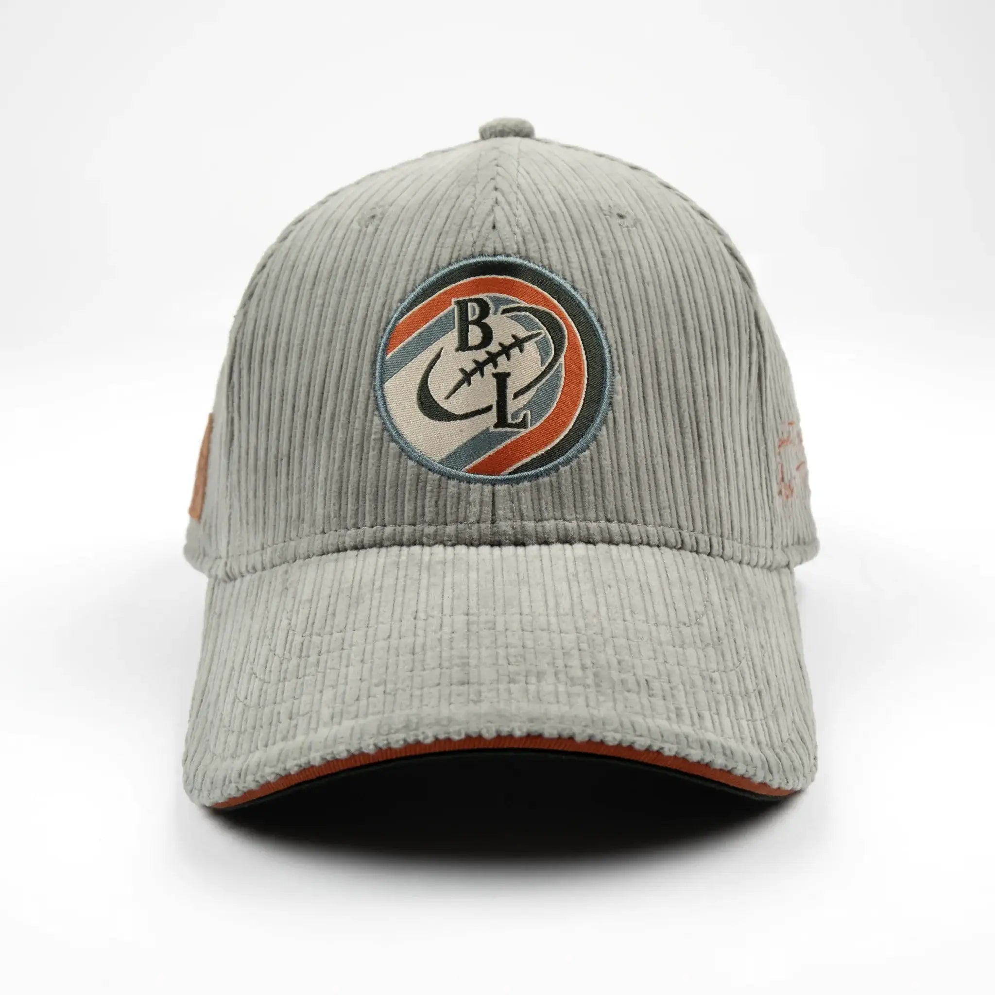 Casquette vert écume en velours pour homme BACK TO LEGEND (vue de la face avant)