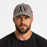 Casquette XV Barbarians gris chiné en feutrine - BACK TO LEGEND
