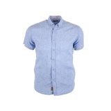 Chemise bleu clair en lin chiné Blacks Legend