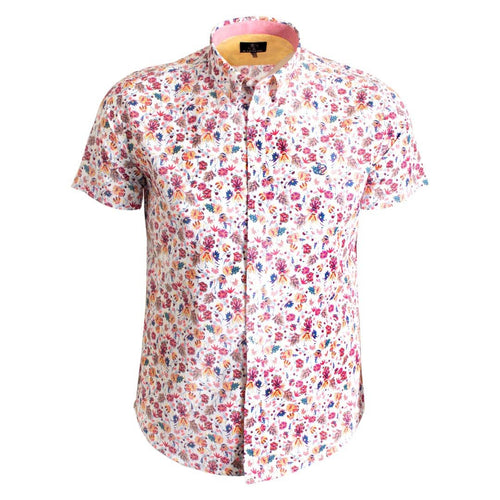 Chemise blanche imprimé fleuri multicolore - Blacks Legend