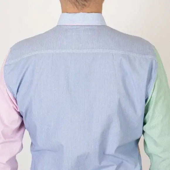 Chemise à manches longues rayée multicolore BACK to LEGEND (zoom dos)