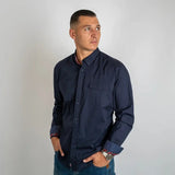 Chemise De Pêche Simms Homme - Taille L, Bleu, Manches Longues, Légère, Séchage Rapide