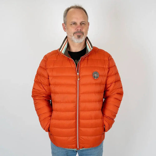 Doudoune doublée orange pour homme BACK to LEGEND