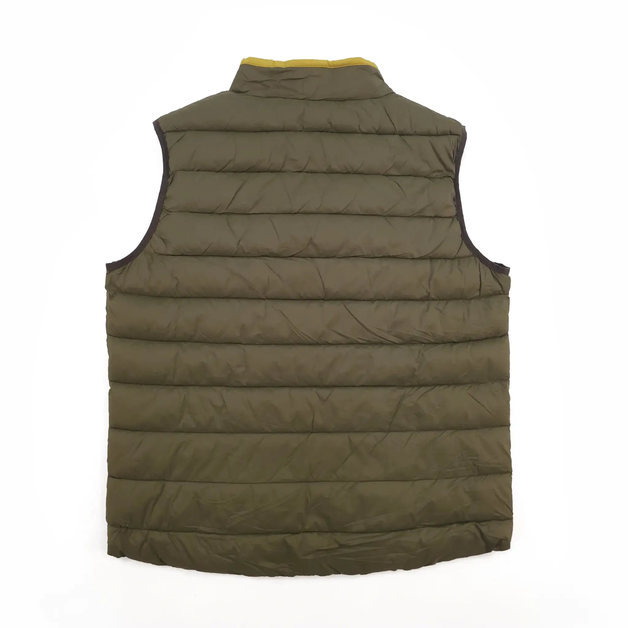 Doudoune sans manches kaki pour homme BACK TO LEGEND (vêtement à plat de dos)