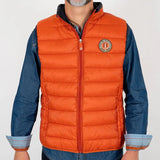 Doudoune sans manches orange BACK TO LEGEND