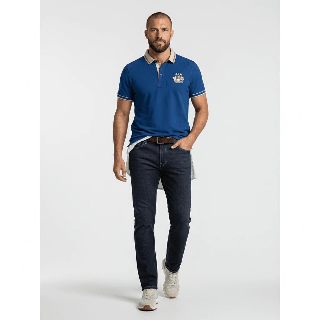 Jeans Homme bleu foncé délavé Blacks Legend 