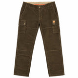 Pantalon cargo en velours kaki pour homme BACK TO LEGEND (vue de face)