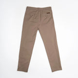 Pantalon chino beige pour homme en coton et élasthanne BACK to LEGEND (vêtement à plat de face)